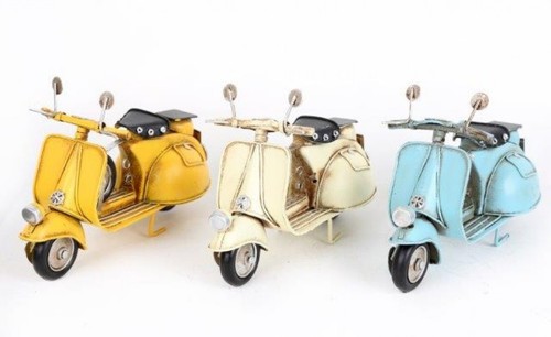 Retro vintage style scooter - retro,