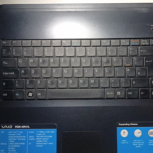 Sony vaio vgn ar41l - vaio, vgn-ar41l