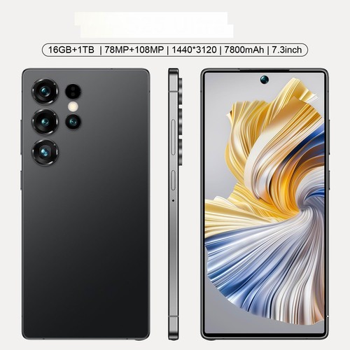 Black smartphone unlocked - black,