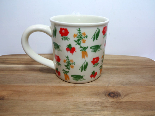 Gardening mug flowers and