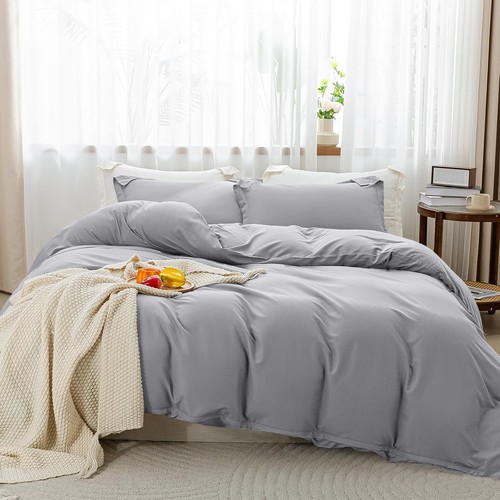 Grey duvet cover - grey,