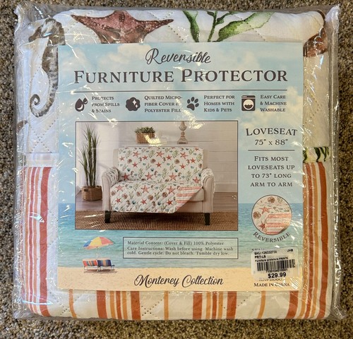 Quilted coastal loveseat - quilted,