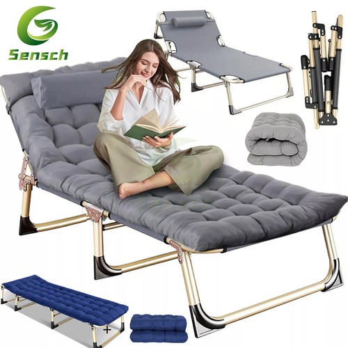 Foldable sun lounger - foldable, recliner