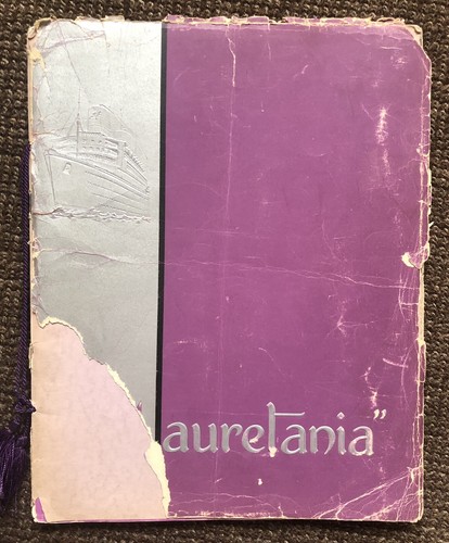 Rms mauretania launch brochure - rms,
