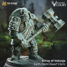 Male Dwarf Cleric, Kilroy of