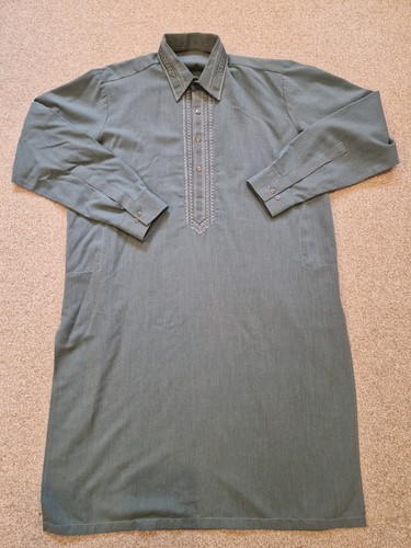 Mens dark green shalwar - green, kameez