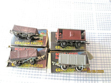 4 x Graham Farish 00 Gauge -Open Mineral Wagons & Brake Van-Boxed