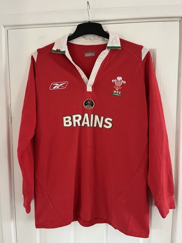 Wales vintage home rugby shirt - wales,