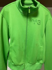 Y-3 Yohji Yamamoto Green Zip-Up Jacket Rare Size S Adidas Japan Streetwear