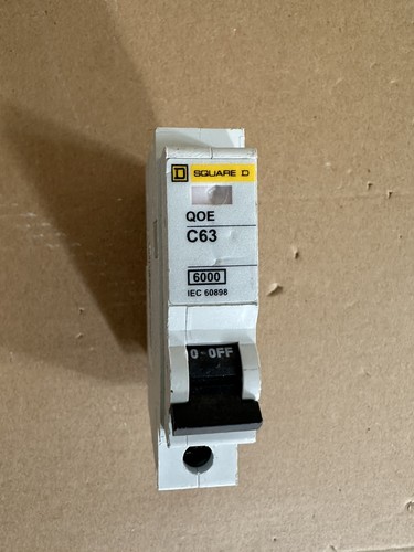 Square qoe single pole 63a - square, d