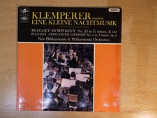 Mozart, Klemperer - Eine Kleine Nachtmusik - 12" LP Vinyl SAX 5252