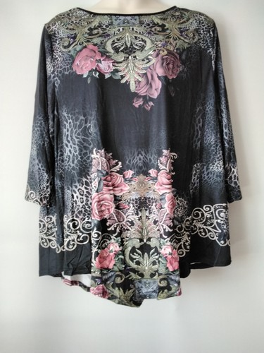 Plus size black rose - size,