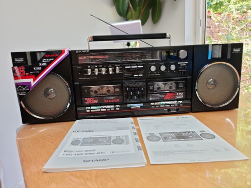 Sharp gf700h stereo cassete - sharp,