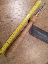 micro woodturning round bar spindle gouge~5/32" shank~6.2mm L~11 3/4" H~9 1/8"