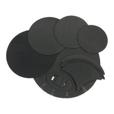 Drum Mute Pads Set,10Pcs Foam Drum Mute Pads,Soundproof Foam Cotton Drum8949