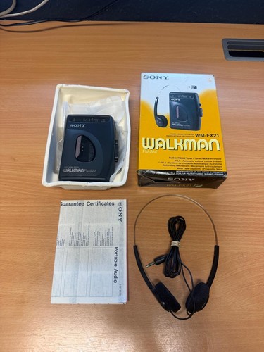 Boxed sony walkman fx21 - boxed,