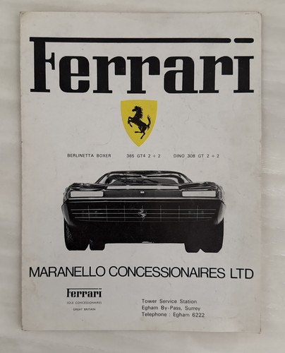 Ferrari maranello brochure inc - ferrari,