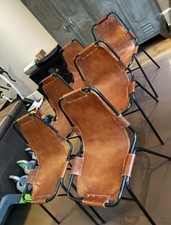6x Real Leather Dinning Chairs