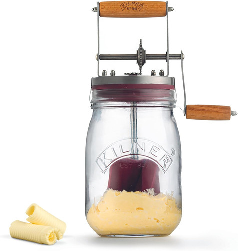 Butter churner set - set, glass