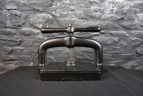 Antique cast iron press - iron, ~
