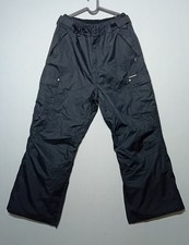 Trespass Waterproof Trousers TP75 Size Large Black walking snow 5000mm windproof