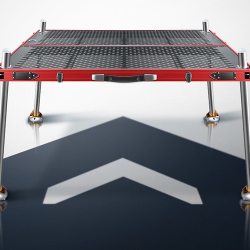 Aluminum fishing stand - aluminum,
