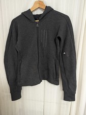 ADIDAS womens hoodie sweatshirt ladies XS grey full zip long sleeve top