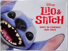 LILO AND STITCH (2025) Original Cinema Quad Film Poster (Teaser) Disney Pixar
