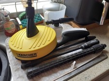 KARCHER PRESSURE WASHER  ACCESSORIES BUNDLE - PATIO CLEANER , 2 X LANCES, BRUSH