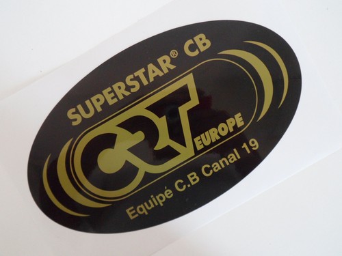 Crt superstar radio - crt, sticker