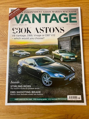 Aston martin vantage magazine - martin,