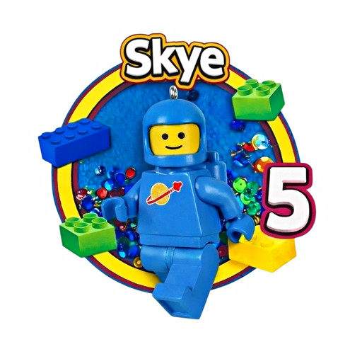 Personalised space robot cake - space,