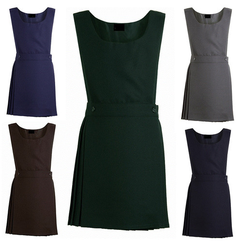Pleated bib pinafore dress - pleated,
