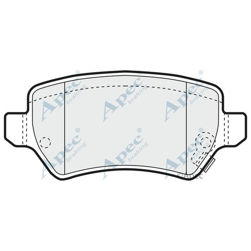 Brake pads set for - opel, zafira