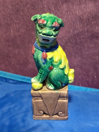 Chinese porcelain foo - porcelain, dog