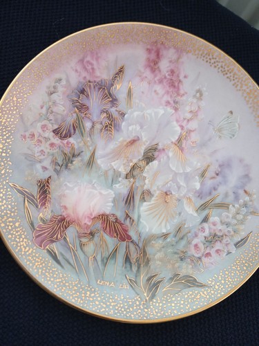 Lena liu collector plate iris - lena,
