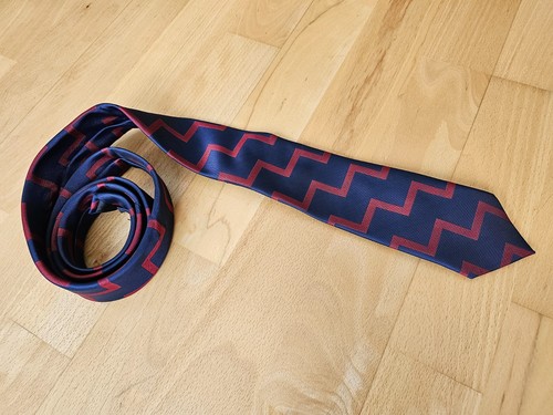 Navy rep stripe tie - stripe,