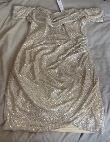 Size lipsy gold sequin - size,
