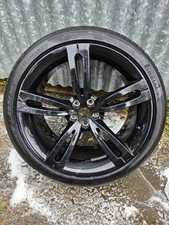 Jaguar XJR 20" Alloy Wheel Black Pirelli P Zero 295/30zr20
