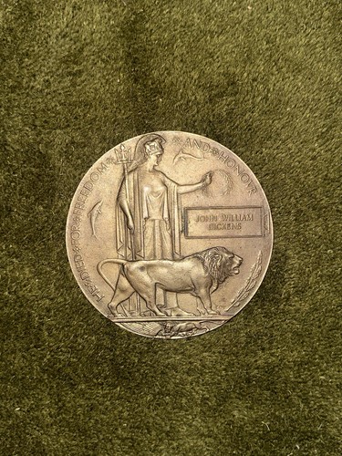 Ww1 death penny john william - ww1,