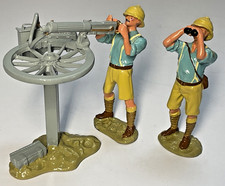 Britains Premier British Vickers Machine Gun With 2 M.G.C Gunners WW1 #8917