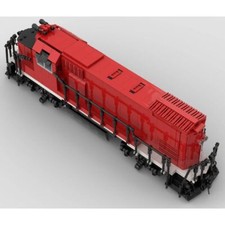 Custom MOC-105944 Canadian Pacific GP15 Retro Train 1433 Pieces for Age 10+