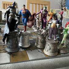 DC Superman Batman Vs Joker Penguin Harley Quinn Chess Set  Hot Toy