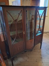 Vintage Antique Bow Fronted
