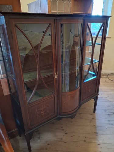 Vintage antique bow fronted - antique,