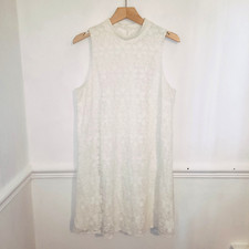 F&F Womens Dress White Size UK