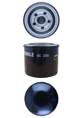 Mahle 205 oil filter - oil, for