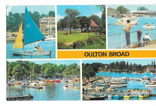 Postcard oulton broad - postcard, -oulton
