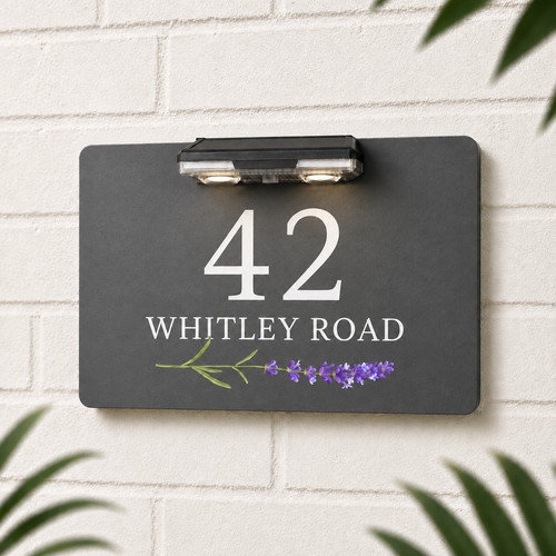 Custom house number - custom, plaques