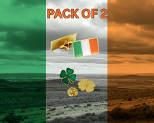 Ireland Shamrock Enamel Pin